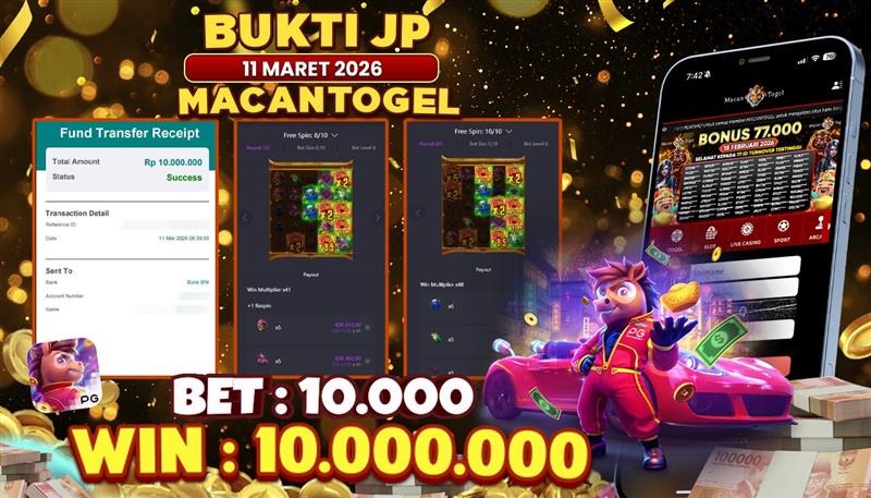 MACANTOGEL JACKPOT PERMAINAN SLOT PG SOFT FORTUNE HORSE Rp.10.000.000,- LUNAS